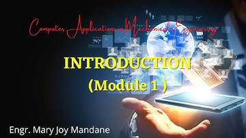 COMPUTER APPLICATION  MODULE 1