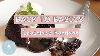 Back To Basics: How to Make a Chocolate Lava Cake! (Chocolate Fondant) | Georgia's Cakes