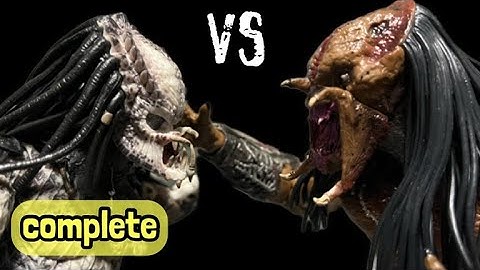 【Stop Motion】FERAL PREDATOR VS SHAMAN PREDATOR　COMPLETE【NECA】