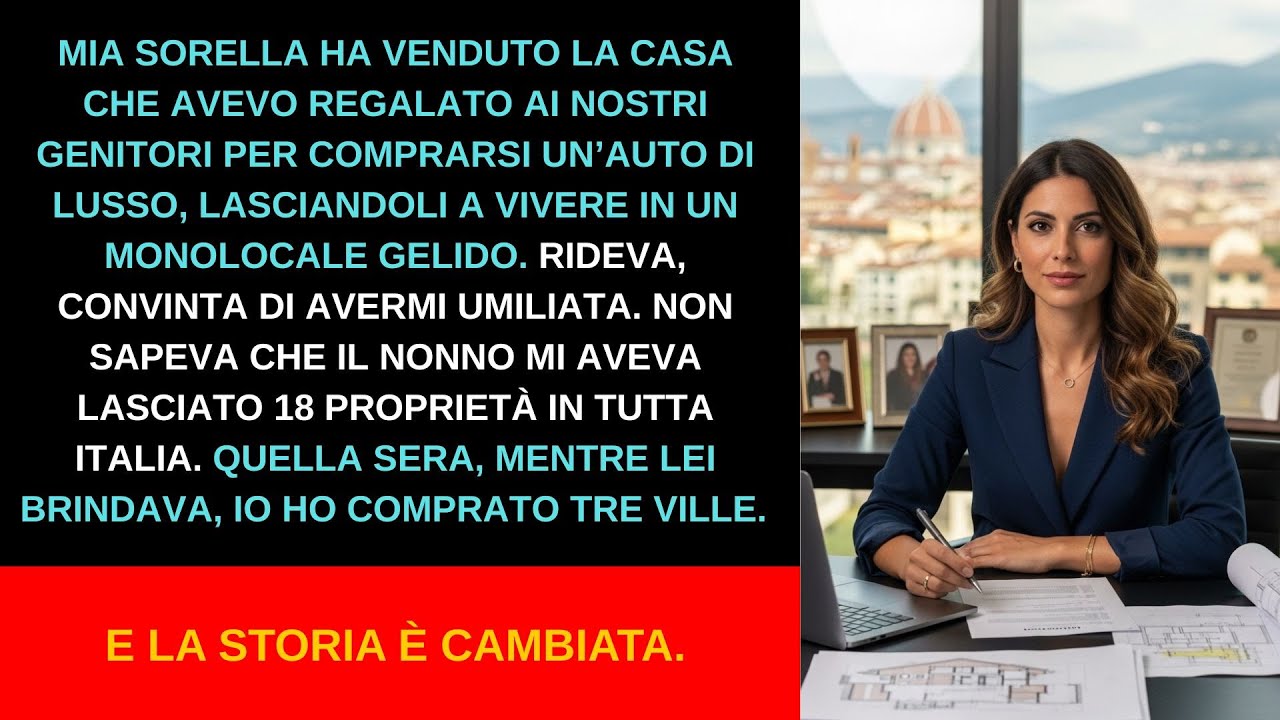 Mia sorella vendette la casa che regalai ai miei genitori — così io ne comprai tre solo a mio nome