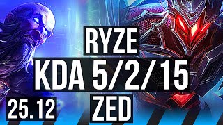 RYZE vs ZED (MID) | 5/2/15 | KR Master | 25.12