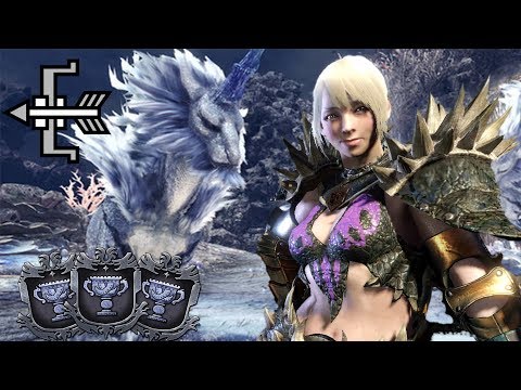 Mhw エイムで魅せるキリン討伐 弓 モンハンワールド Youtube