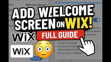 ADD WELCOME SCREEN ON YOUR WIX WEBSITE! (FULL GUIDE)