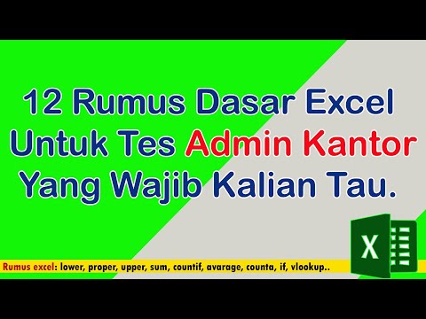 pengertian rumus excel dasar untuk mengolah data kantor : 12-rumus-dasar-excel-untuk-tes-admin-wajib-kalian-tau