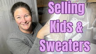 Selling Kids (CLOTHING) and Sweaters on eBay and Poshmark | Ship with me  