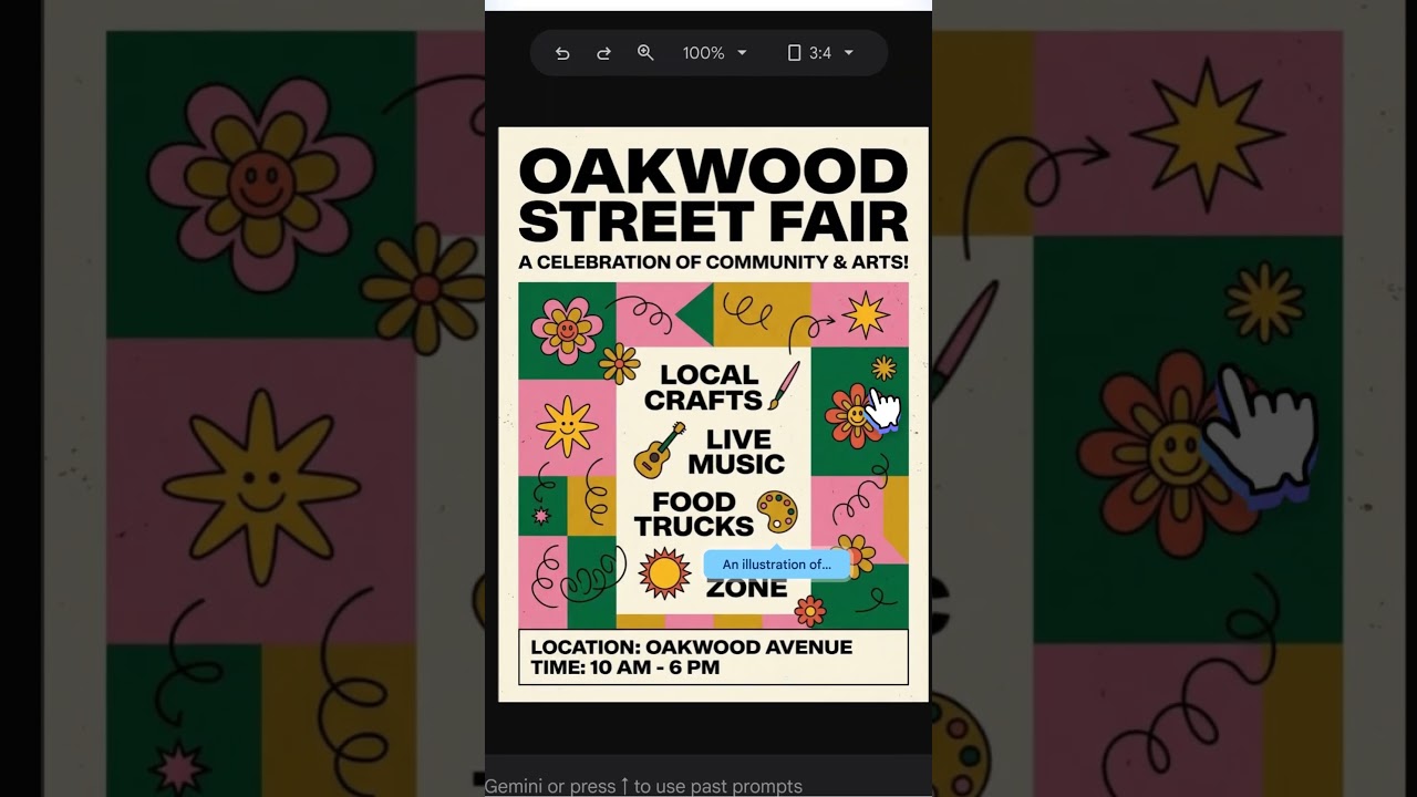 Blank canvas to professional event flyer in seconds. 🎨✨  #Shorts