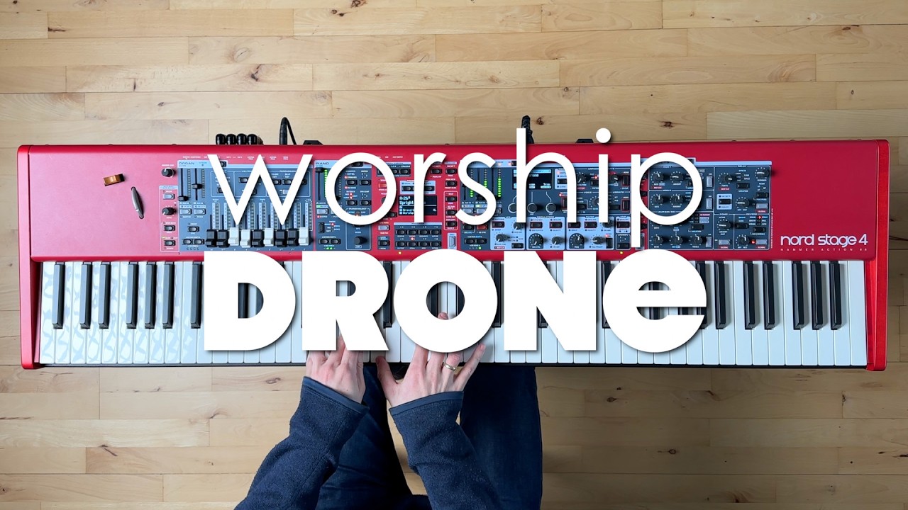 Nord Stage 4: Worship Drone | What A Beautiful Name - Piano Cover