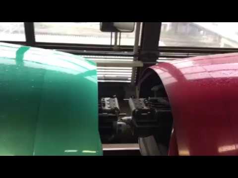 【新幹線】はやぶさ・スーパーこまち分離シーン（盛岡駅・新幹線E5・E6系）