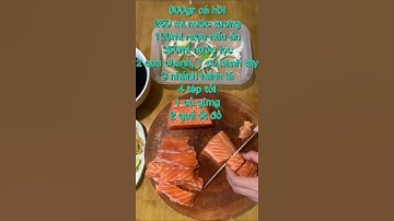 Hướng Dẫn Làm Món Cá Hồi Ngâm Tương Siêu Hot