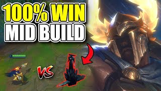 NEVER LOSE ON PANTHEON MID USING THIS CHALLENGER BUILD!