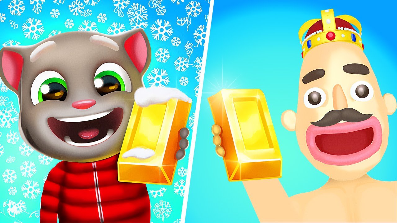 Sandwich Runner VS Talking Tom Gold Run - Tom Gold Run New Update, All Talking Tom Games, Tom Hero