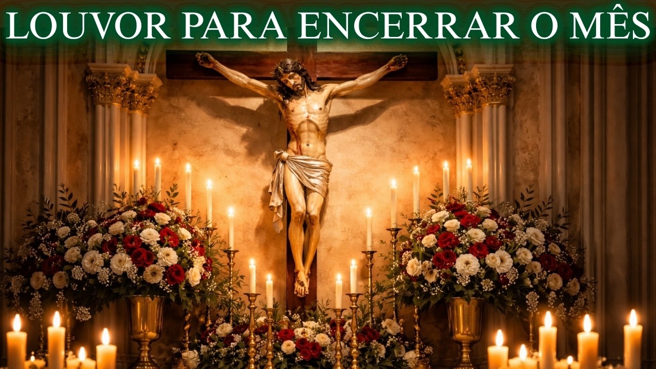 🎵 ENCERRAMENTO DO MÊS NA PRESENÇA DE JESUS ✝️ AGRADEÇA E CONSAGRE SUA VIDA