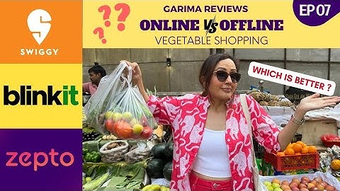 Garima Reviews - Online Vs Offline Grocery Shopping | Which is better??? Let's Find Out