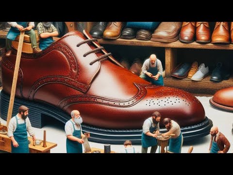 Hand stitch shoes premium quality shoes pure leather - YouTube