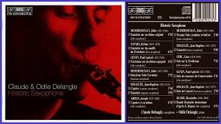 Claude Delangle & Odile Delangle – Historic Saxophone - 2003 - Cd