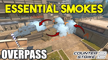 All Smokes You Need To Know On Overpass For CS2