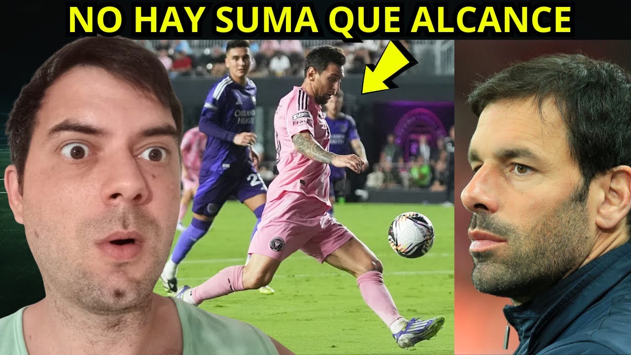 VAN NISTELROOY EXPLICÓ POR QUÉ MESSI ESTÁ EN OTRO PLANO