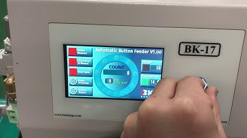 BKS BK17 Button feeder setting of a cycle