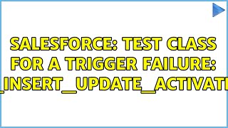 Celebrity Salesforce: Test Class for a trigger failure: CANNOT_INSERT_UPDATE_ACTIVATE_ENTITY (3 Solutions!!) Profile