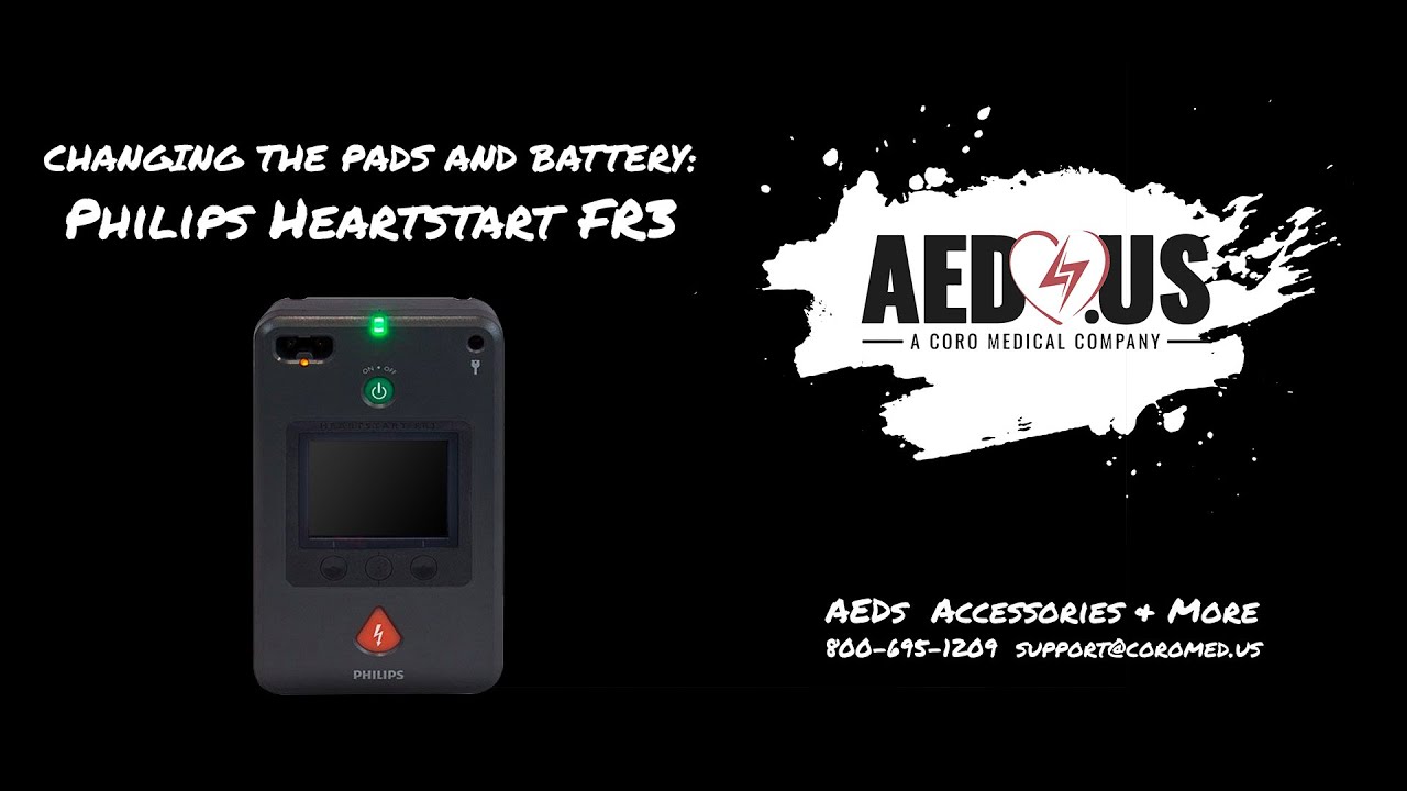 Changing the Pads and Battery on the Philips HeartStart FR3 | AED.US