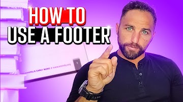 How to use a footer when writing a book - Mike Fallat Book Pro explains
