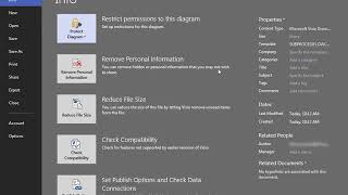 Information Rights Management (IRM) in Visio 2016