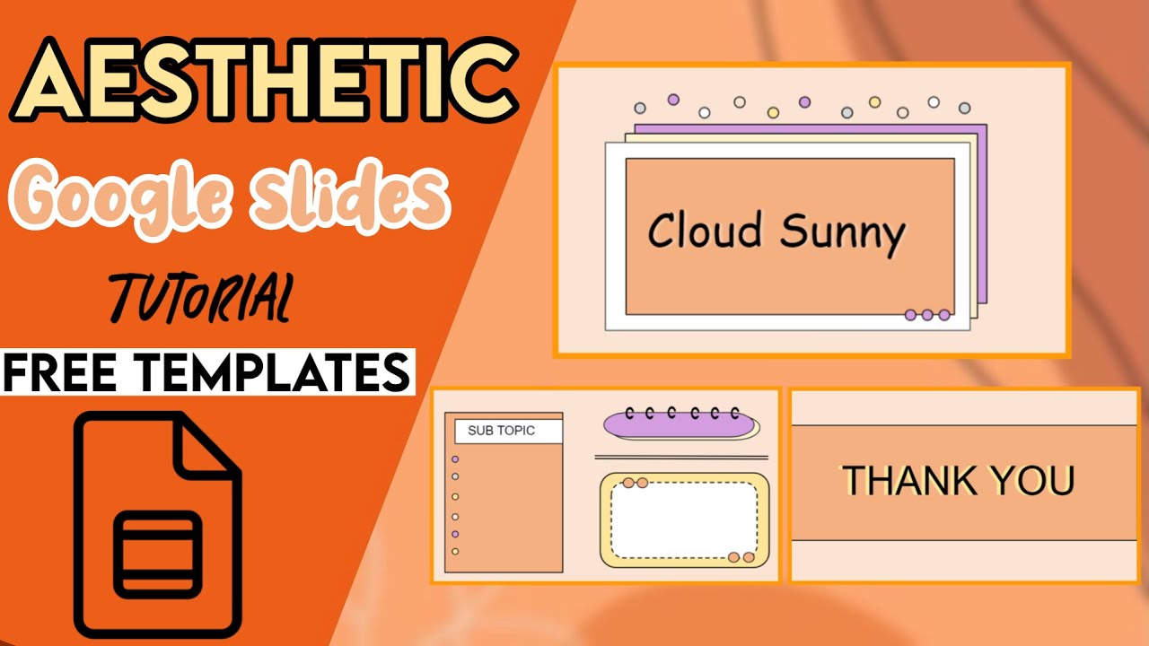 Slides Template For Google Slides Aesthetic