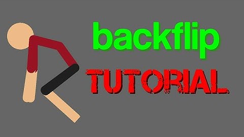 backflip animation tutorial | sticknodes