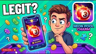 Neon Pool Charm: Play pool for cash or just a fake game? screenshot 3