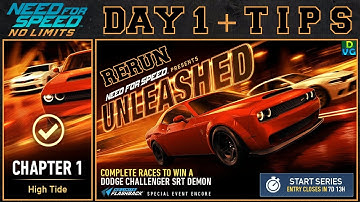 NFS No Limits | (rerun) Unleashed - Dodge SRT Demon | Day 1 + TIPS in comments