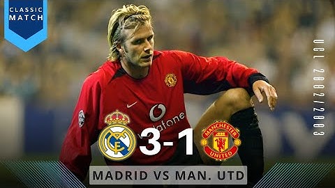 REAL MADRID VS MANCHESTER UNITED 3-1 • UCL 2002/2003 • CINEMATIC HIGHLIGHT