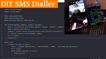 DIY SMS Dialler for your Home Alarm System using a Raspberry Pi