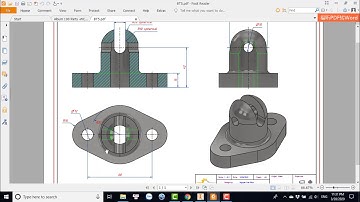 [#VADUNI] - Hướng dẫn tự học INVENTOR miễn phí - Bài tập Vẽ Inventor số 5