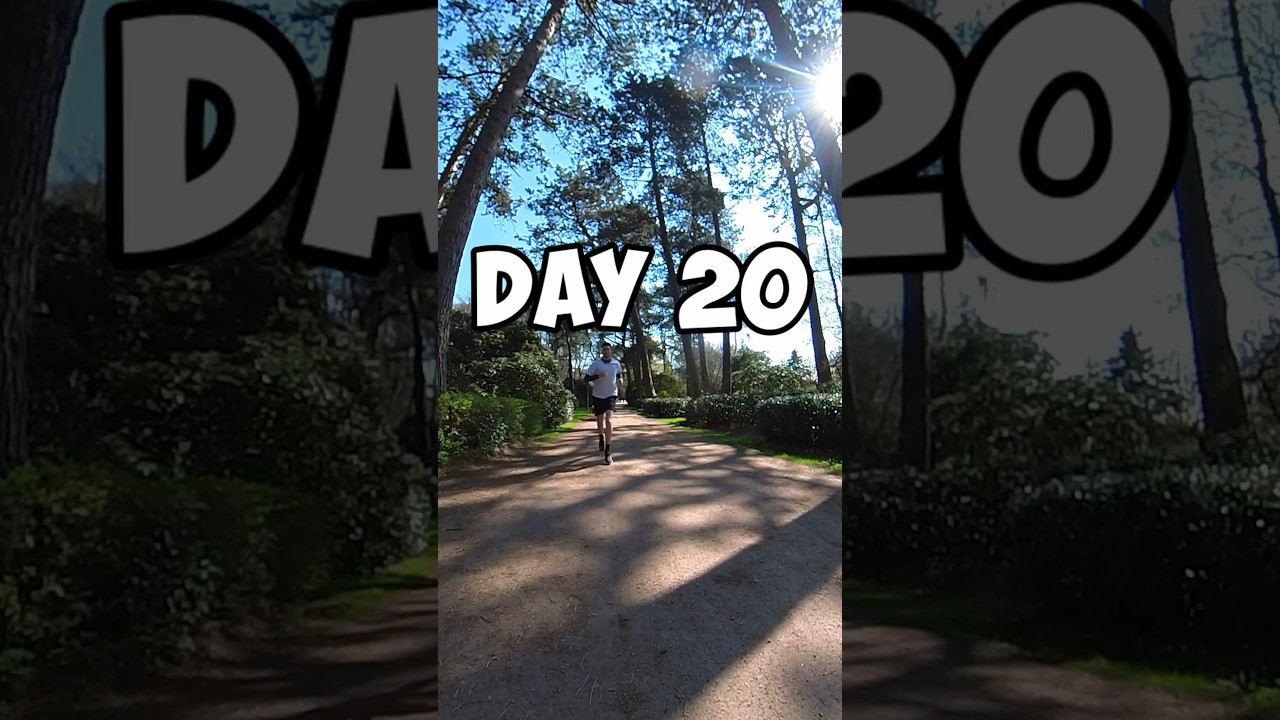 Day 20 | Adding 1km Every Day | Running #shorts #shortschallenge #running