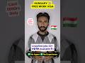 Hungary 🇭🇺 Free Work Visa 2026 | Jobs in Hungary #hungary