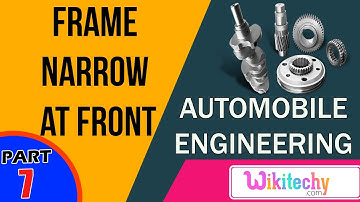 Why is the frame narrow at front | Automobile Interview questions | Automobile Engineering