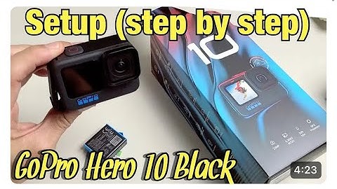 GoPro HERO 10 Black: How to Setup (step by step) - Connect, Update, Pair to GoPro Quik App