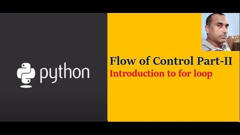 Flow of Control Part II
