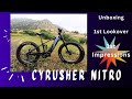 Cyrusher Nitro 1000w mid drive ebike!  NEW!  1st review!