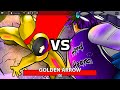 Golden arrow vs lord heaven  before the fight  roblox the strongest battlegrounds