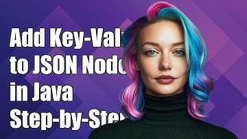 How to Add a New Key-Value Pair to a JSON Node in Java: Step-by-Step Guide
