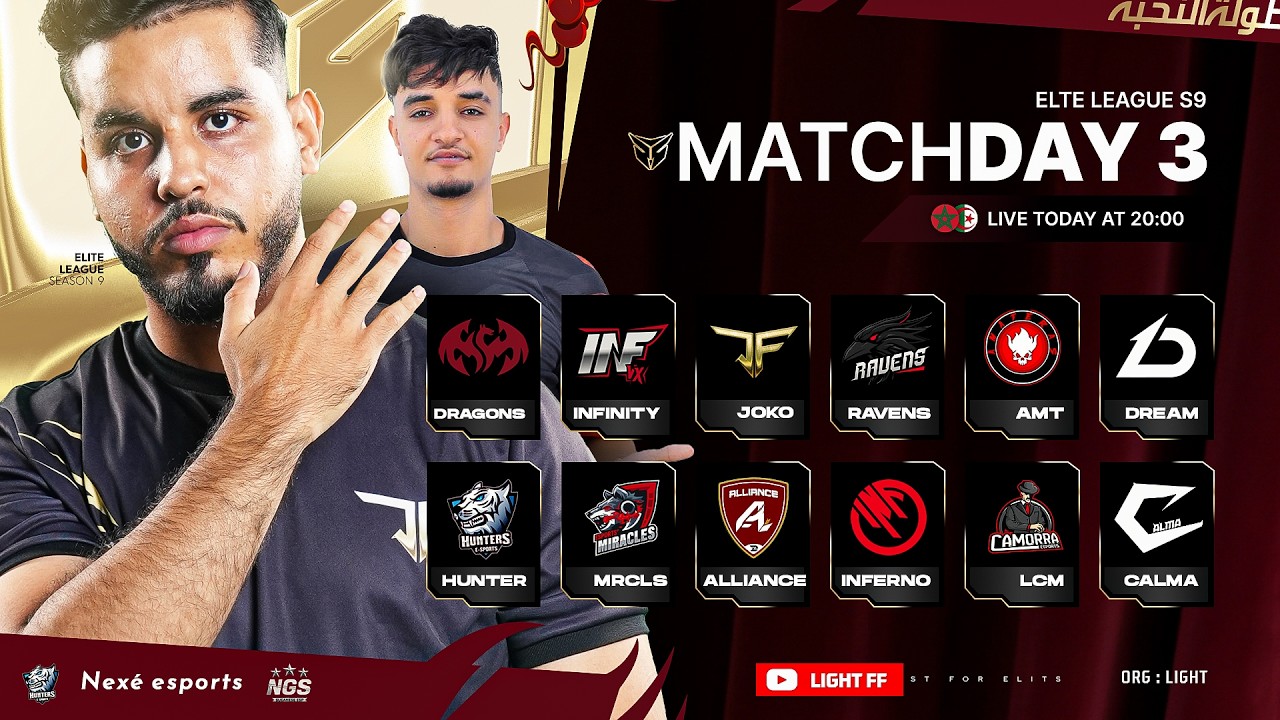 ELITE LEAGUE S9 DAY 3 | بطولة النخبة - اليوم الثالث - $300