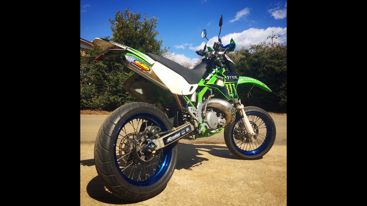 KDX220SR motard カスタム紹介 - YouTube KDX220SR motard カスタム紹介 - YouTube