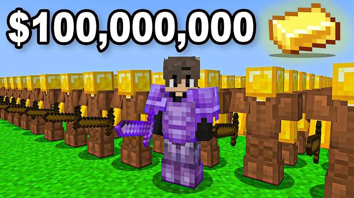 Minecraft, but I get RICH in Pay-to-Win Civilization...