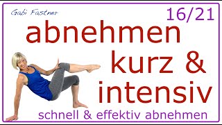 16/21💜24 min. abnehmen, kurz und intensiv | Stützkraft-Cardio-Körpermitte | ohne Geräte