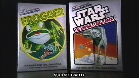 EMPIRE STRIKES BACK (1982) & FROGGER (1982) by Parker Brothers - TV Ad
