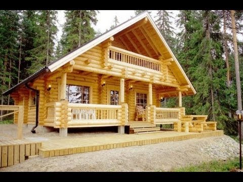 Деревянный дом из бревна (часть 2). Окна в деревянном доме.