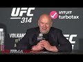 Dana White REACTS to Volkanovski and Pimblett Victories | UFC 314 Post-Fight Press Conference