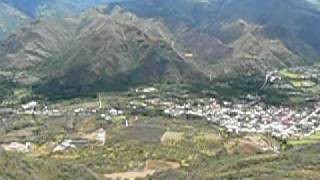 Ecuador Vilcabamba, panorama depuis le Mont Mandango.MOV