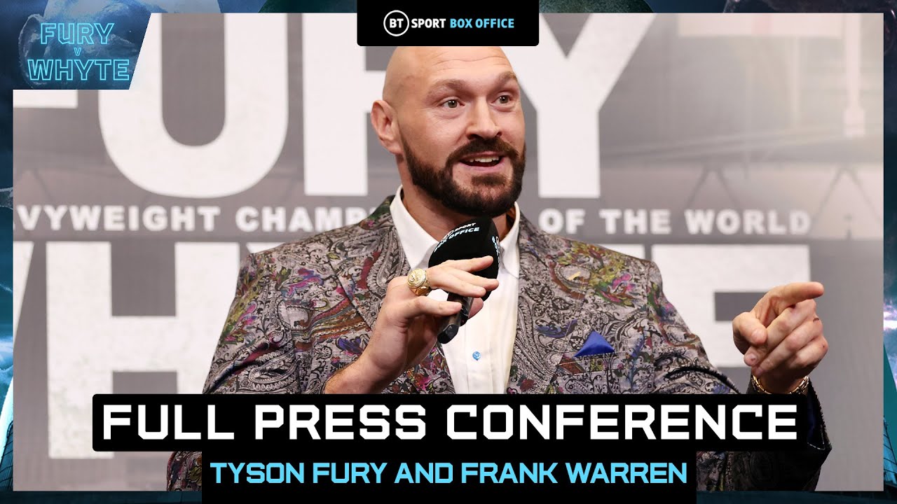 LIVE Tyson Fury v Dillian Whyte Press Conference Wembley Stadium